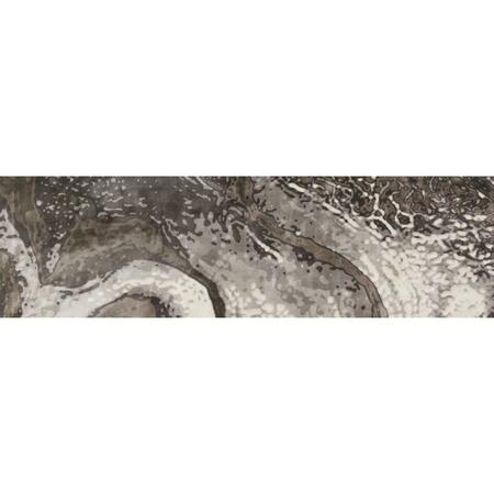 ART CARPET 3 X 9 Ft. Titanium Collection Geode Woven Area Rug, Gray 841864116370
